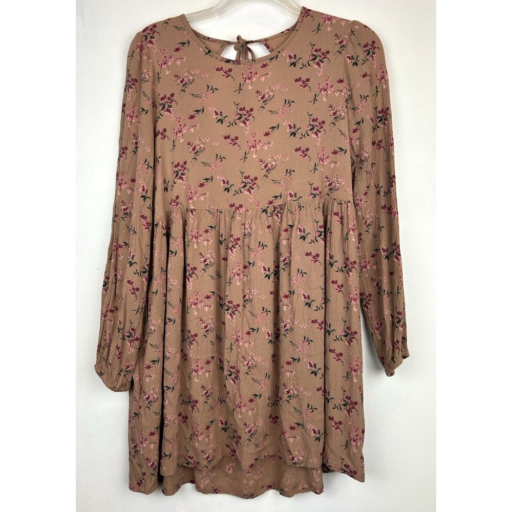 American Eagle Babydoll Dress Small Mini Floral Oversized Cottagecore Prairie